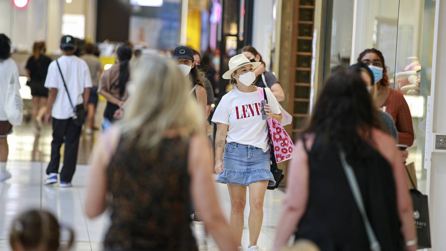Christmas shopping at Sylvia Park. Photo / Alex Burton