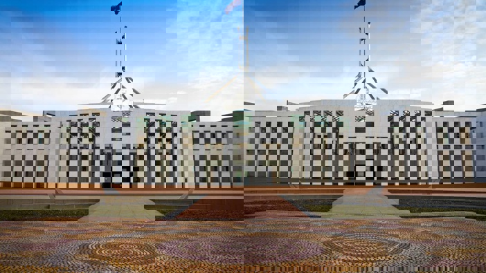 The Australian Parliament House in Canberra. Photo / Getty Images