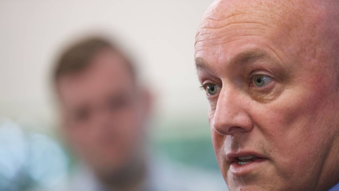 National leader Christopher Luxon is copping flak for using public funds to learn te reo while criticising bonuses for public servants who learn. Photo / Jason Oxenham