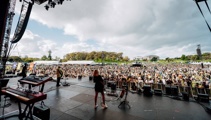 A year ago Auckland Domain was under water. Tomorrow it will beat to its biggest concert ever
