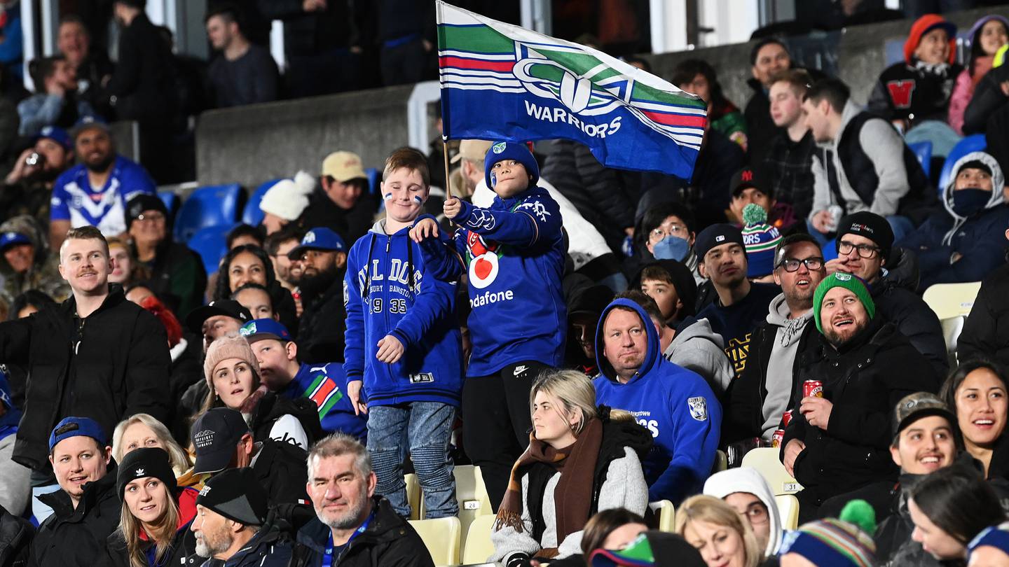 Warriors fans at Mt Smart Stadium. Photo / Photosport