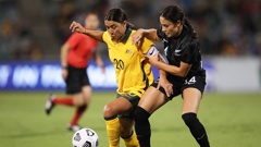 Sam Kerr's superstar status gives Australia a big advantage when it comes to ticket sales. Photo / Getty Images