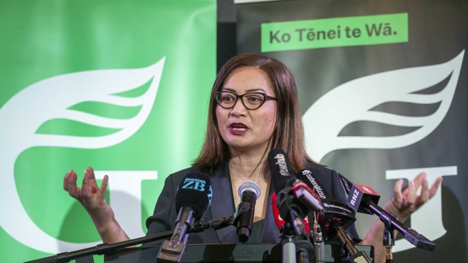 Greens co-leader Marama Davidson will be launching her party's major oceans policy today. Photo / Mark Mitchell