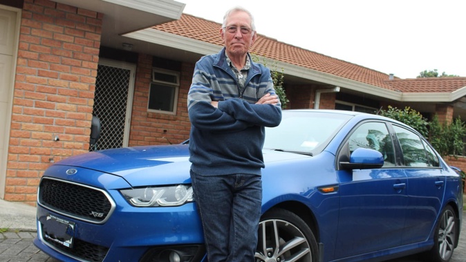 Eddie Bruce is worried about what the future holds after receiving one year’s driver's licence validity rather than two. Photo / Rebecca Mauger