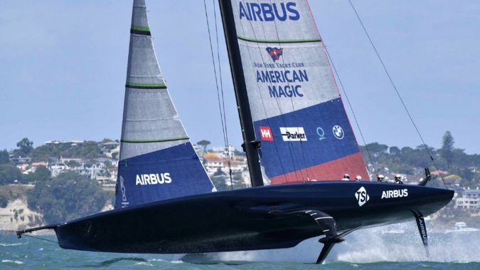 The AC75 American Magic used for the 2021 Prada Cup. Photo / Photosport