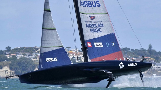 The AC75 American Magic used for the 2021 Prada Cup. Photo / Photosport