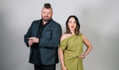 Vaughan Mabee and Melissa Leong co-host Taste of Art, a new television cooking competition that challenges teams of professional chefs to create edible masterpieces. Photo / Supplied