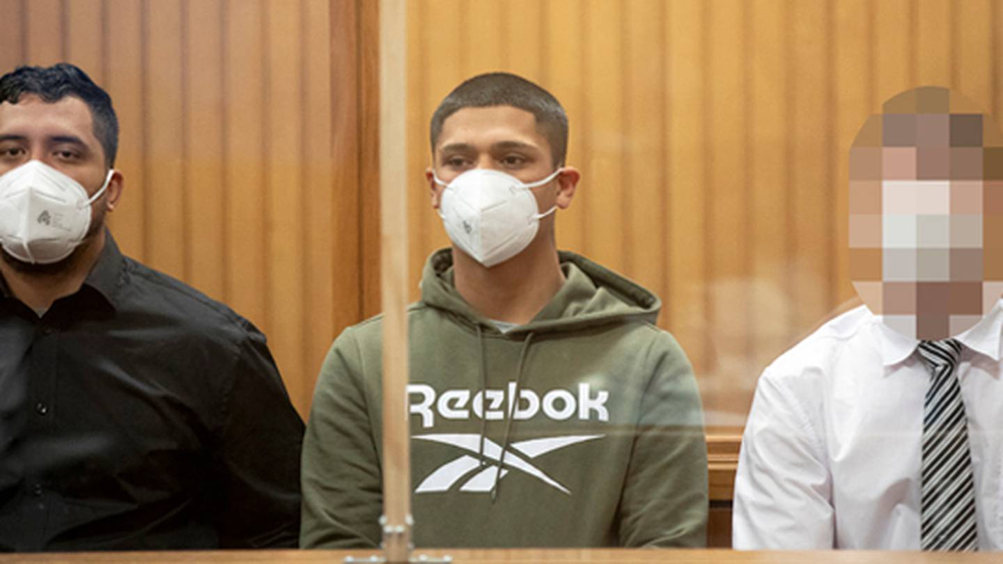 Roger Tutakangahua, 25, Billie-Dean Raina, 20, and a youth whose identity is suppressed are charged with the murder of Jamaine Wharton. Photo / Andrew Warner