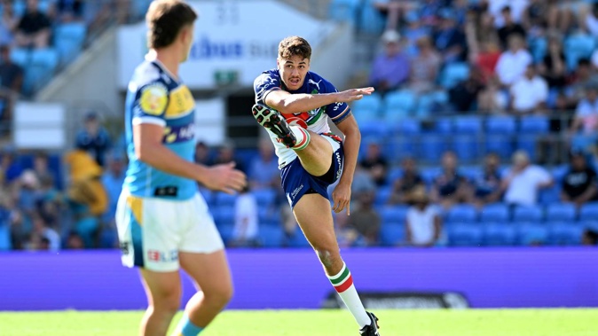 Chanel Harris-Tavita will partner with Kodi Nikorima in the Warriors halves this weekend. (Photo / Photosport)