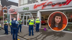 Magdalena Vith, 23, was granted a discharge without conviction after dousing Gazley Motors in paint last year. Photo / NZME