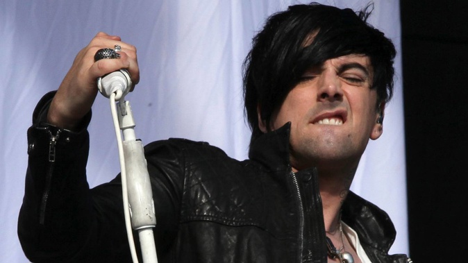 Lostprophets singer Ian Watkins. Photo / AP