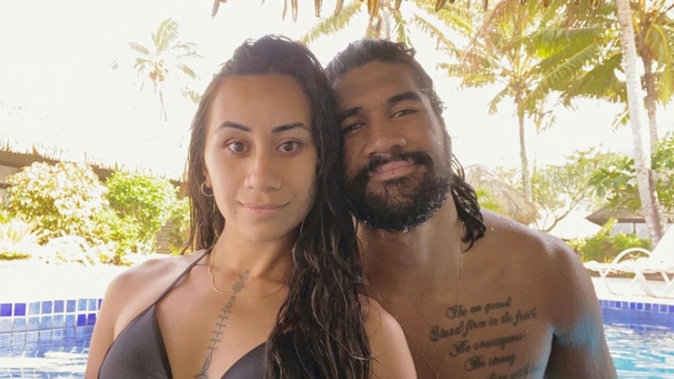 Michael and Tatiana Fatialofa have started a new life in the Cook Islands as the rugby star recovers from a life-threatening injury. (Photo / Tatiana Fatialofa)