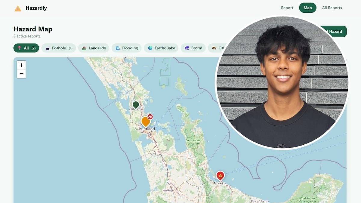 Earthquakes to potholes: New hazard-reporting tool created for Kiwis
