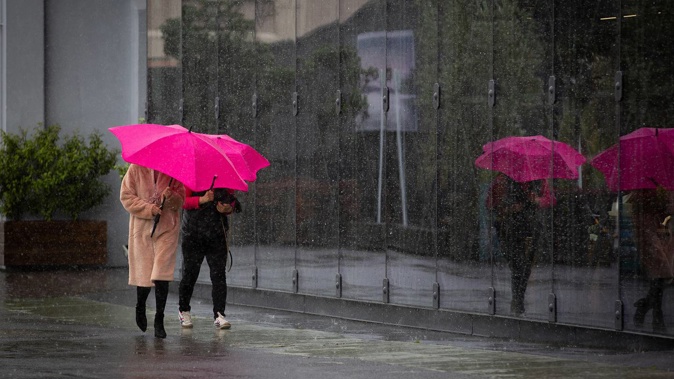 The torrential rain is not expected to let up until at least after rush hour in Auckland. Photo / File