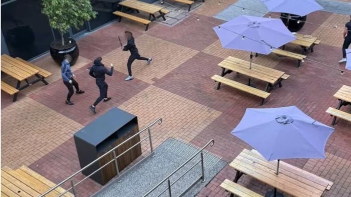 Northland Shopping Centre has been plunged into lockdown following reports of 10 people allegedly involved in a fight. Photo / X via NewsWire