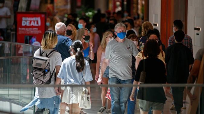Boxing Day sales shopping in Newmarket Auckland and Westfield Broadway. (Photo / Alex Burton)