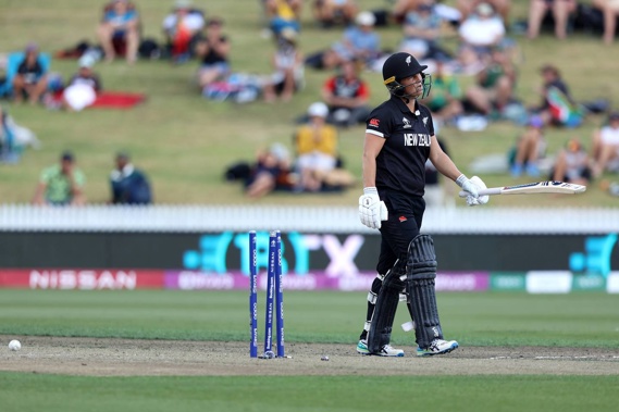 Sophie Devine's wicket came at an inopportune time for the White Ferns. (Photo / Getty)