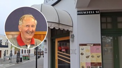 Harvey Boyden has been remembered as a friend to many. Also pictured is Origami restaurant in Napier. Photo / NZME