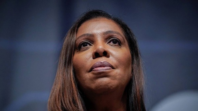 New York State Attorney General Letitia James. Photo / AP
