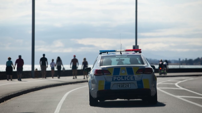 The dirt bikers took a 'dangerous' convoy across Auckland, including on the iconic Tamaki Drive. Photo / Sylvie Whinray