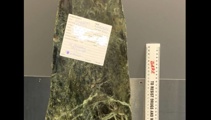 Large slab of pounamu found in bush in Bay of Plenty