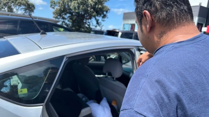 Sajay Singh has been living out of his vehicle after moving out of a boarding house paid for by Work and Income where he said he did not feel safe. Photo / RNZ