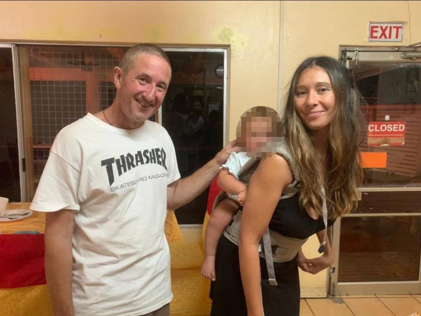 The family, from Great Barrier Island, had arrived at Musket Cove in their 10-metre catamaran Kalamari on Wednesday. Photo / Givealittle