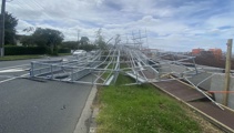 Nine-metre scaffold collapse onto busy Remuera road - a miracle no one died, says WorkSafe