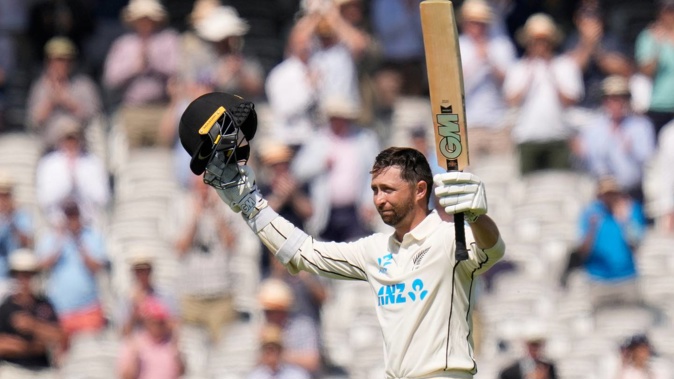 Black Caps debutant Devon Conway produced a stellar double century. (Photo / AP)