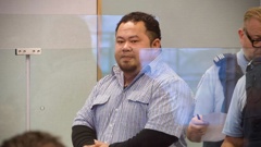 Bus driver Mikaele Ah Fook appears in the High Court at Auckland on June 11, 2025, after being charged with the manslaughter of Peter Te Kira at a South Auckland bus stop. Photo / Jason Dorday