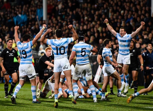 Argentina have all of a sudden emerged as serious rivals to a struggling All Blacks side. Photo / Photosport