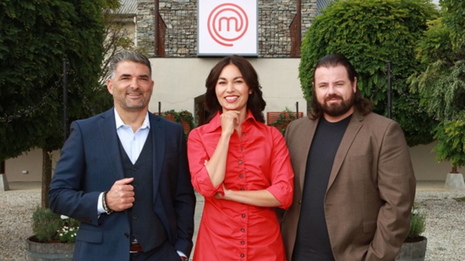 Masterchef judges Michael P. Dearth, Nadia Lim and Vaughan Mabee. Photo / Supplied