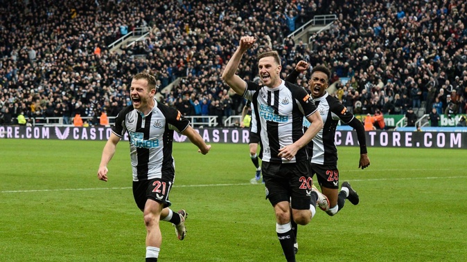 Kiwi striker Chris Wood, who joined English Premier League side Newcastle United in January for a £25million transfer fee. (Photo / Getty)