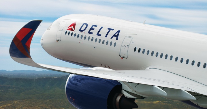 Delta A350 aircraft. Credit Delta