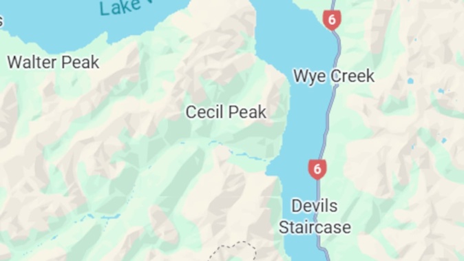 Police are investigating after a man was found with serious injuries near Queenstown yesterday. Image / Google Maps