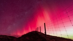 Incredible shots of the Aurora Australis in Hawke's Bay could continue over the coming nights. Photo / Connull Lang