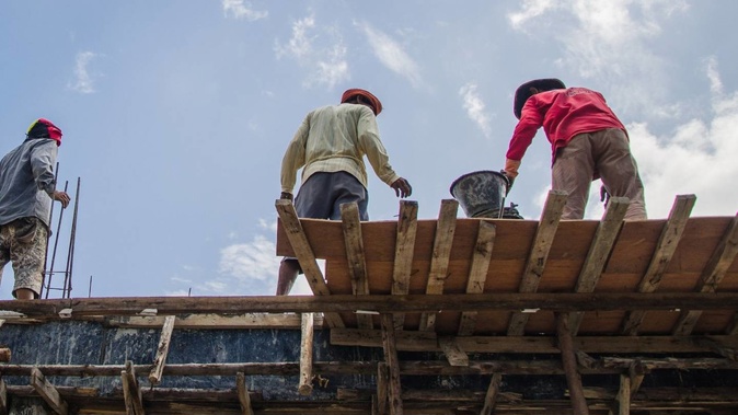 Building boom: Construction led the growth in new enterprises last year. Photo / NZME