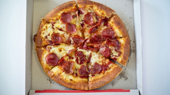 Pizza, as most in NZ know it - with no frogs. Photo/File