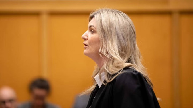 Jacinda Hamilton has apparently stepped back from staff management roles but is still prosecuting trials as Crown Solicitor. Photo / Dan Cook, RNZ