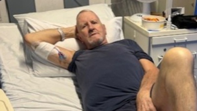 'Lucky to be here': White-tailed spider bite leaves man in hospital for a month