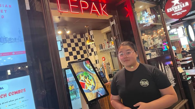 Josephine Yo, co-owner of Lepak Malaysian eatery at Elliott Stables. Photo / Lincoln Tan