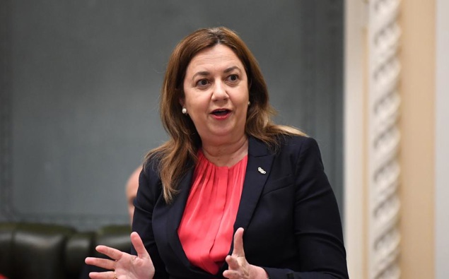 Queensland Premier Annastacia Palaszczuk has unveiled the reopening plan for NSW, Victoria, the Northern Territory and the ACT. (Photo / NCA NewsWire)
