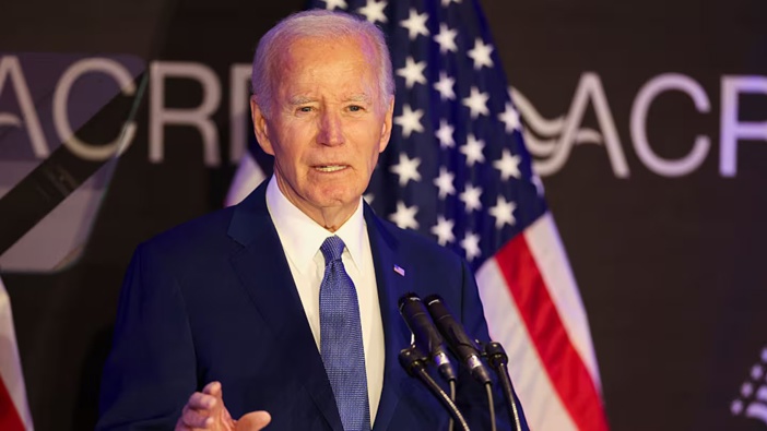Former US President Joe Biden has been diagnosed with an “aggressive” form of prostate cancer that has spread to his bones (file photo). Photo / Getty Images