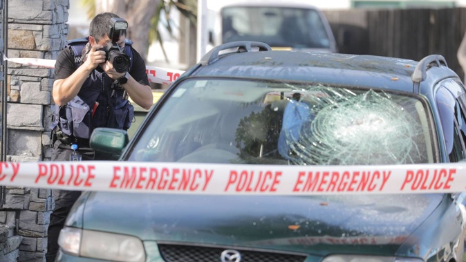 Police responded to the incident in the early hours of Thursday morning. (Photo / Michael Craig)