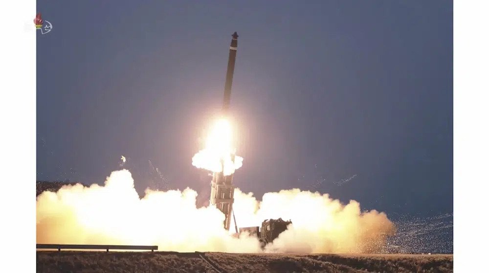 - This image made from video broadcasted by North Korea's KRT shows what it says is a ballistic missile being launched from an undisclosed location in North Korea, Monday, Feb. 20, 2023. North Korea fired two short-range ballistic missiles toward Japan on Monday in its second weapons test in three days that drew quick condemnation from its rivals and prompted Tokyo to request an emergency meeting of the United Nations Security Council. (KRT via AP)