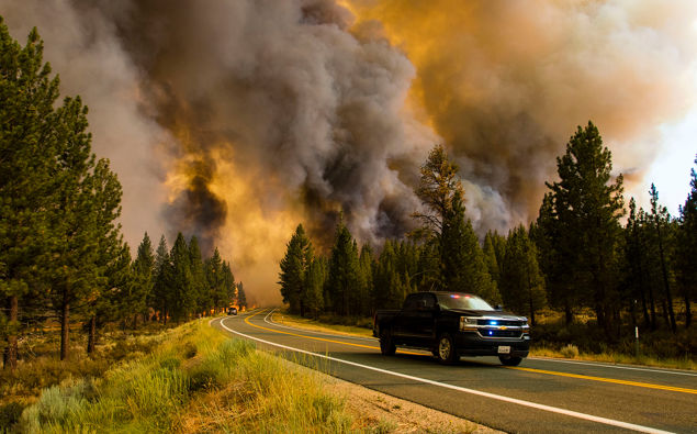 Oregon is suffering from the worst wildfire in the US. (Photo / CNN)