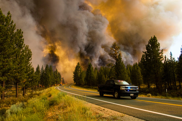 Oregon is suffering from the worst wildfire in the US. (Photo / CNN)