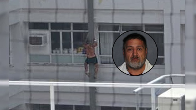 Spring Hill prisoner Damon Anderson, 48, escaped from Waikato Hospital by scaling down a pipe.