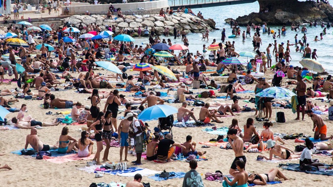 Human-caused climate change made the Nordic heatwave 2C hotter and 10 times more likely, bringing Mediterranean-type heat. Photo / Getty Images