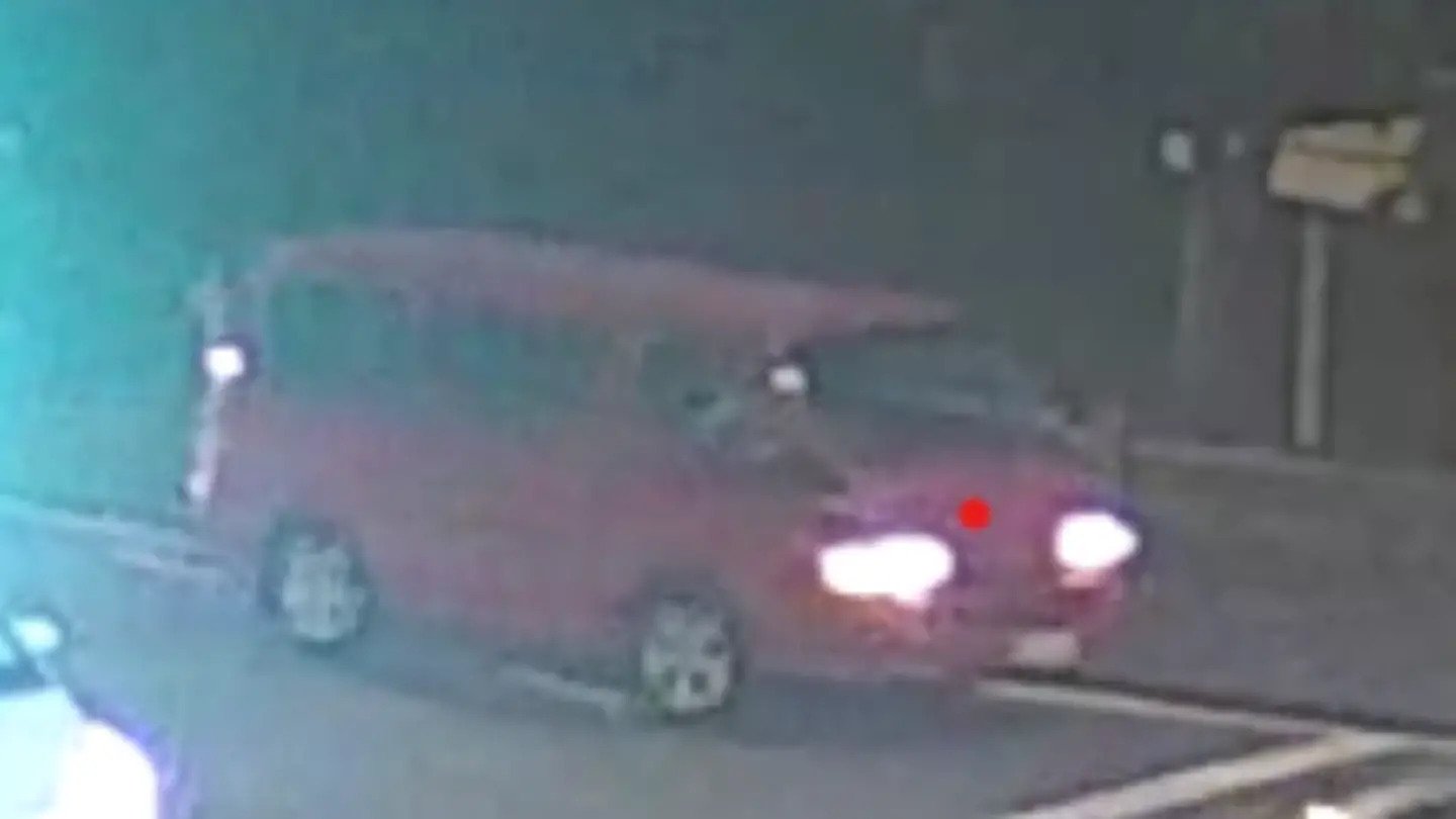The red van involved in the incident is yet to be found. Photo / Supplied